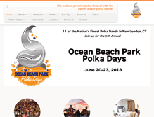 Tablet Screenshot of oceanbeachparkpolkadays.com